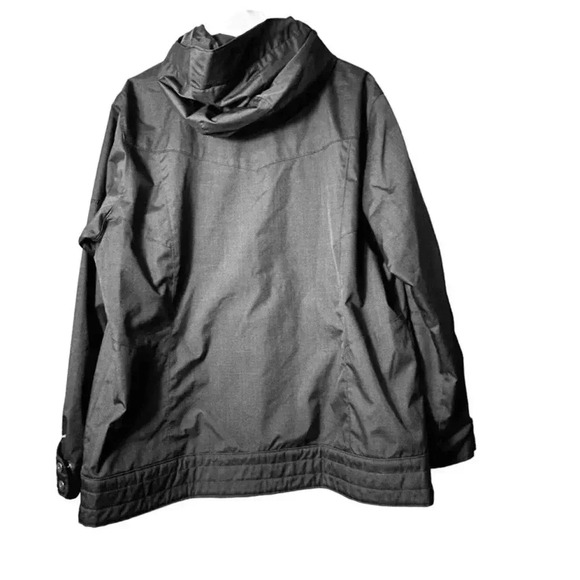 Columbia Omni-Shield Ski Jacket Men's XXL Black Solid Hooded Mockneck Zipper - Picture 2 of 13